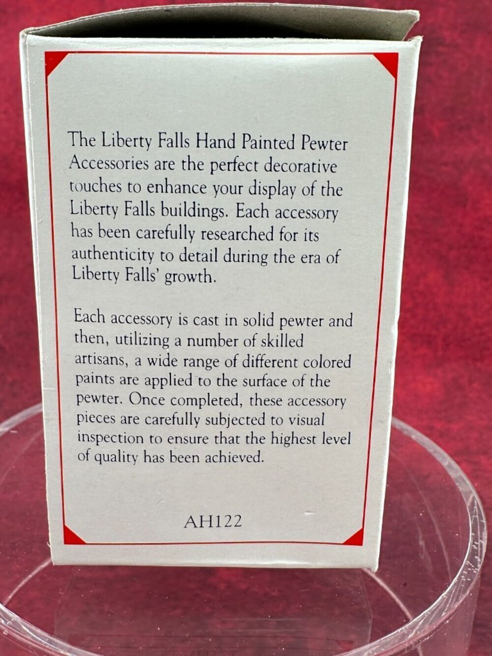 THE LIBERTY FALLS HAND PAINTED MINIATURE ACCESORY SET AH 122 - Picture 4 of 7